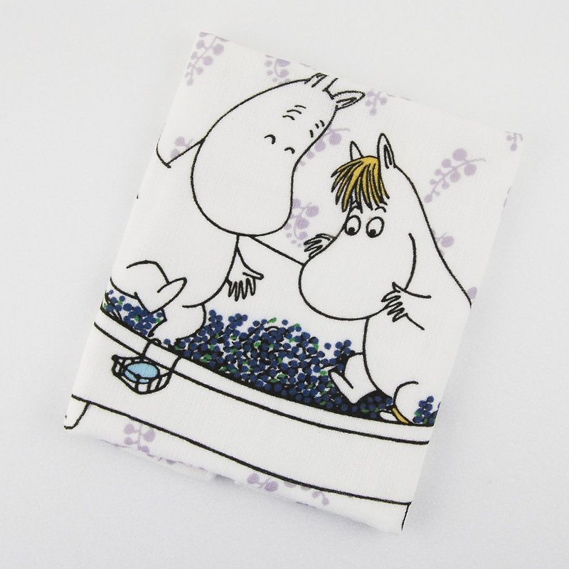 Moomin嚕嚕米授權【果香浴缸】-厚棉紗布方巾(450g) - 毛巾/浴巾 - 棉．麻 紫色