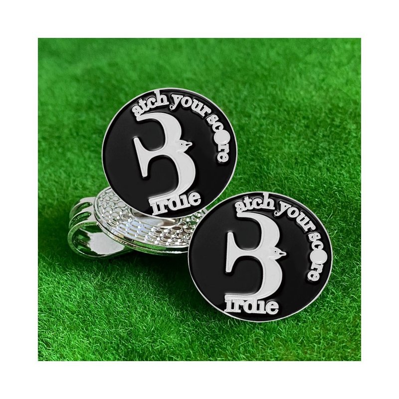 Golf Ball Marker - อุปกรณ์เสริมกีฬา - โลหะ สีดำ