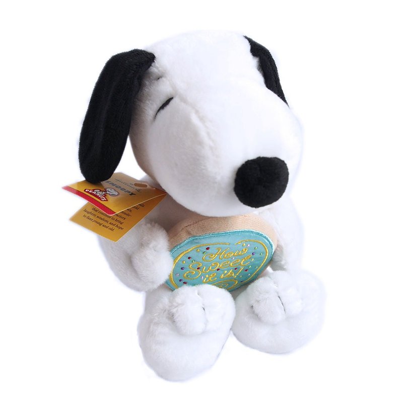 Snoopy 餅乾好好吃【Hallmark-Peanut史努比 絨毛】 - 公仔/玩偶 - 聚酯纖維 白色
