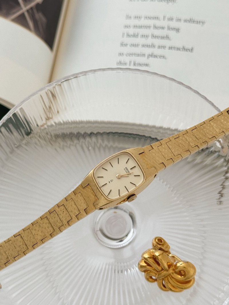 Vintage Seiko Gold Plated Bracelet Watch - 女錶 - 其他金屬 金色