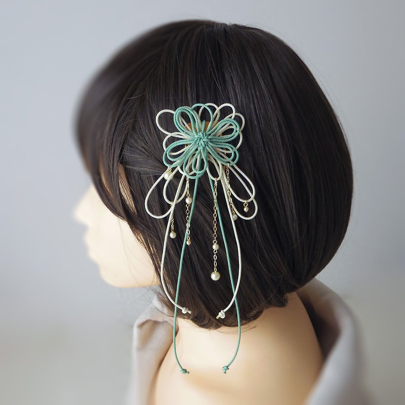 Hair Comb Small Mizuki, Soreha - Hair Accessories - Polyester Green