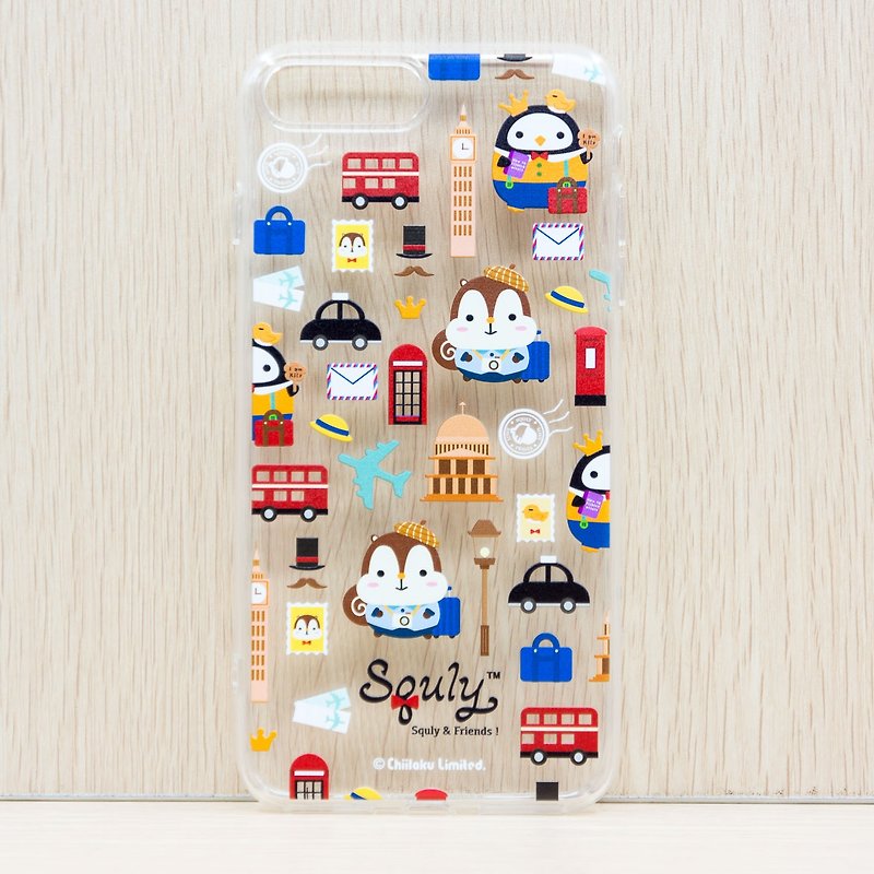 iPhone 7 Plus TPU Back Case (London Travel) - G001SQE - Phone Cases - Plastic Transparent