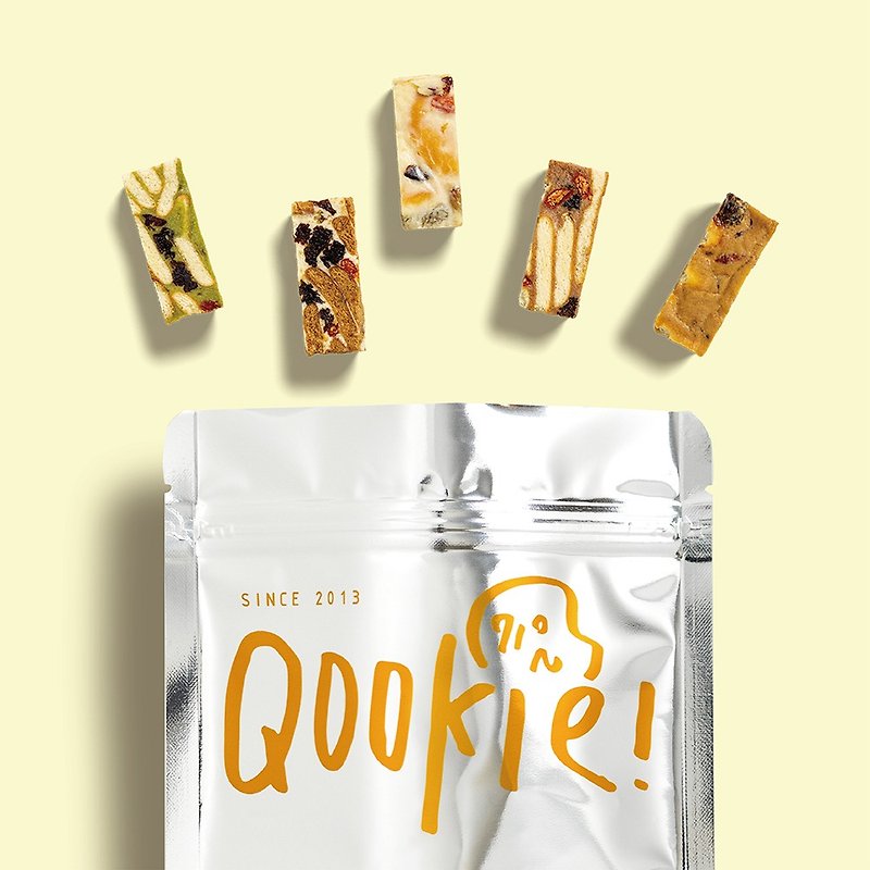 Qookie! Chinese New Year Gift [Snack Sharing] Snow Q Cookie Pack_120g (single style 5 flavors) - คุกกี้ - อาหารสด หลากหลายสี