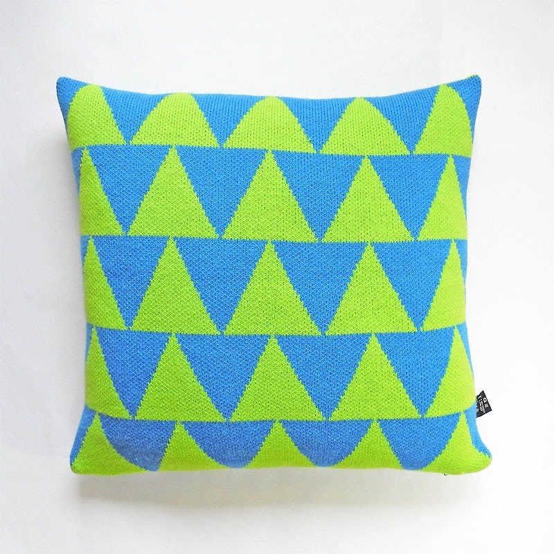 studio chiia - Geometric cushion cover - TRGR - Pillows & Cushions - Polyester Green
