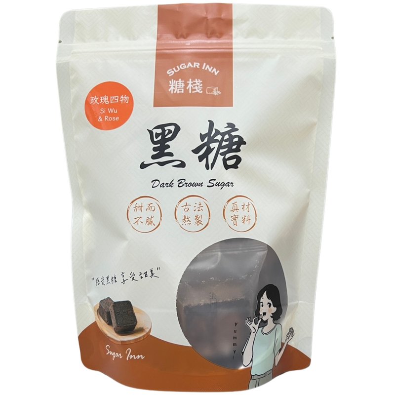 【糖棧】 黑糖玫瑰四物 - 蜂蜜/黑糖 - 新鮮食材 粉紅色