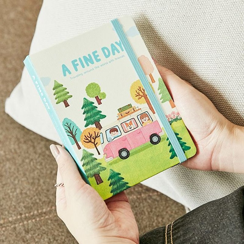  A fine day萬年曆日記 (無時效日誌)-露營車,73D70661 - 筆記本/手帳 - 紙 多色