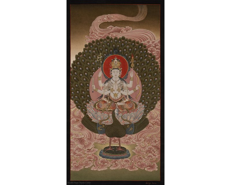 手繪飄逸唐卡  日本神靈 - 壁貼/牆壁裝飾 - 其他材質 多色