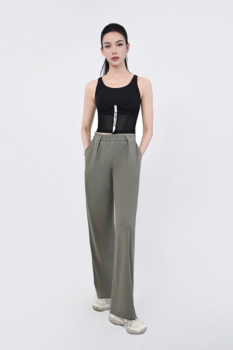 Bow Tie Pants - 女運動褲/機能褲 - 其他材質 
