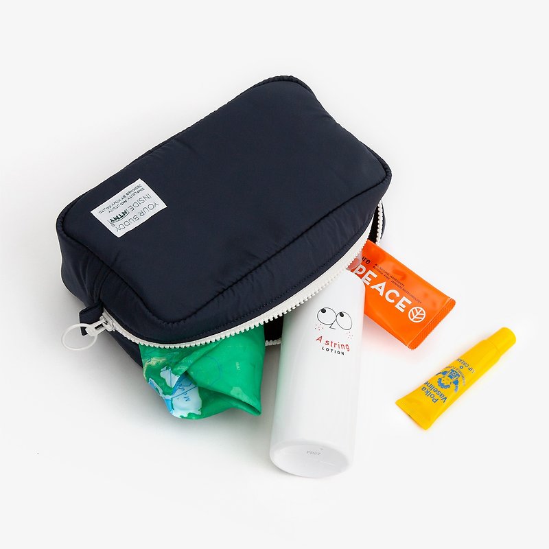NTMY. Cube L Sandwich System Cube Storage Bag/Toilet Bag/Cosmetic Bag - กระเป๋าเครื่องสำอาง - เส้นใยสังเคราะห์ หลากหลายสี