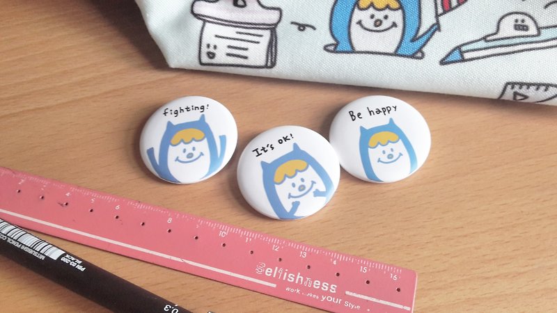 Ning's badges/pins are purchased together - Badges & Pins - Other Materials 