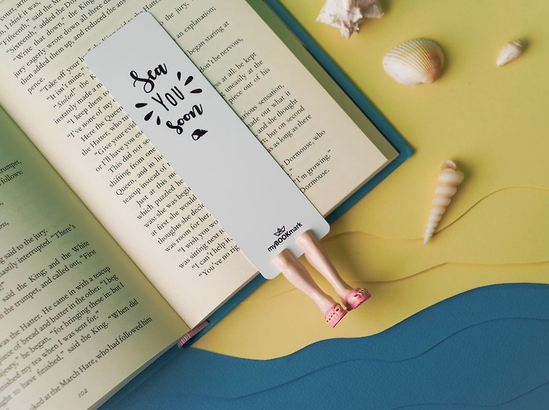 Pink Flip-Flops bookmark - Bookmarks - Other Materials Multicolor