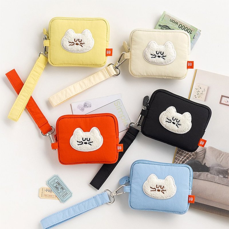 Romane Brunch Brother Mogry Hug系列澎澎票卡零錢包 - 零錢包/小錢包 - 其他材質 