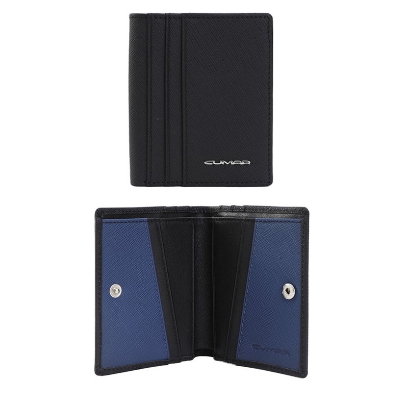 CUMAR CROSS flat CARD HOLDER - Card Holders & Cases - Genuine Leather Black