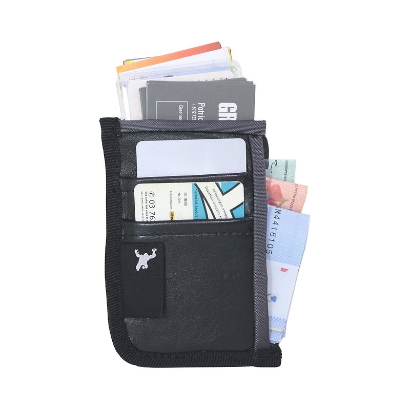 Greenroom136 - Pocketbook Slim - Slim wallet - Genuine Leather - Black - กระเป๋าสตางค์ - หนังแท้ สีดำ