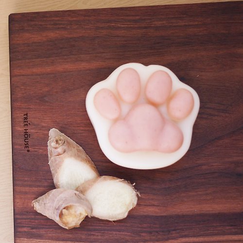 貓手作 薑 | 乳油木果沐浴貓掌皂 | 人用 | 貓手作 | 木質調