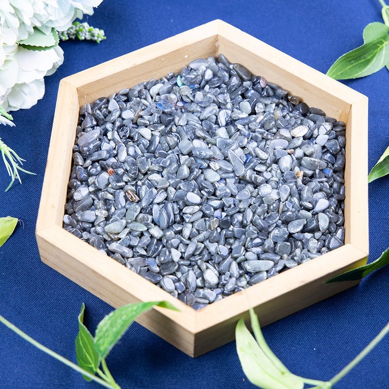 天然拉長石碎石石榴石青金石紫水晶黃水晶海藍寶綠松石橄欖白水晶 - 其他 - 其他材質 