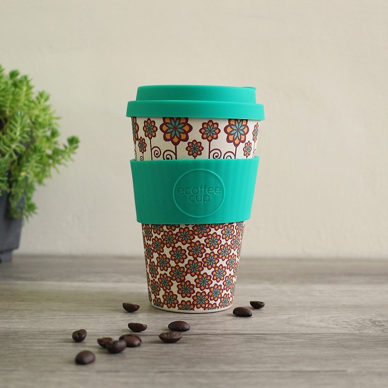 Ecoffee Cup | 14oz環保隨行杯-花樣款 - 咖啡杯 - 其他材質 粉紅色