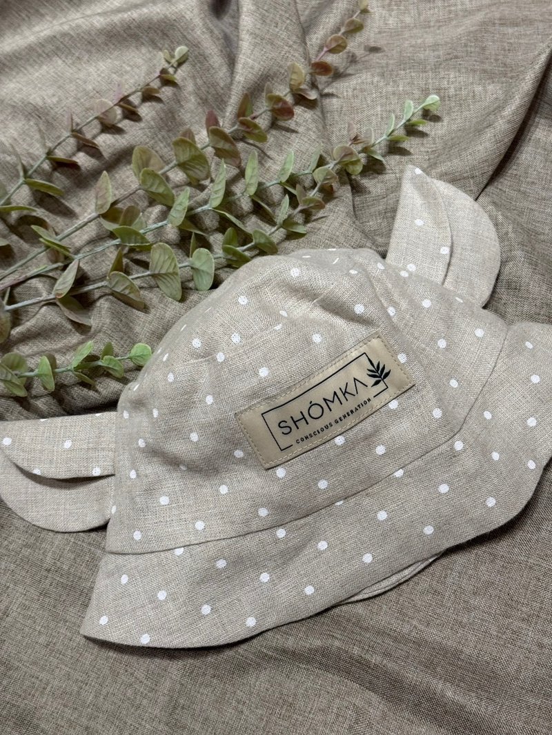 ドット柄シープバケットハット - トップス・Tシャツ - フラックス グレー