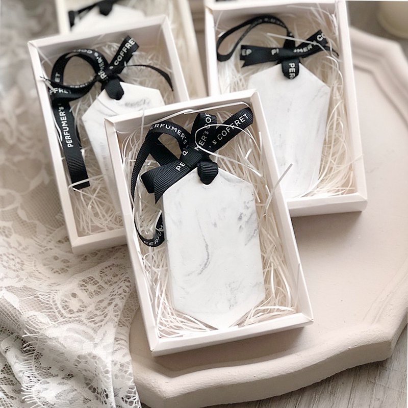 Korean-Marble Fragrance Diffuser Car Use Home Decoration Wedding Small Birthday Gift Valentine's Day - Items for Display - Other Materials 