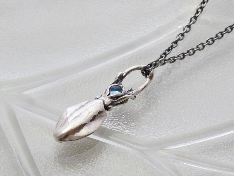 squid pendant - สร้อยคอ - โลหะ สีเงิน