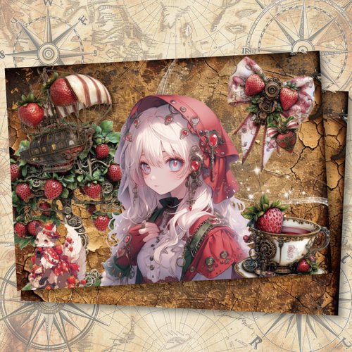 nene様デザインペーパー Ichigozukinリバーシブルデザインペーパー7種 - ショップ nene