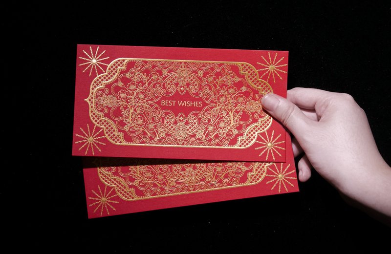 [Group purchase discount] 2025 Year of the Snake, rich textured bronzing red envelope set/10 sets - ถุงอั่งเปา/ตุ้ยเลี้ยง - กระดาษ สีแดง