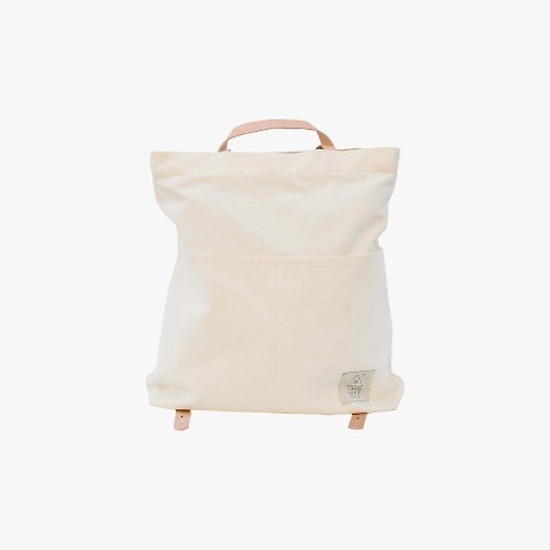 xhundredfold Traveller Basic Backpack: Ivory
