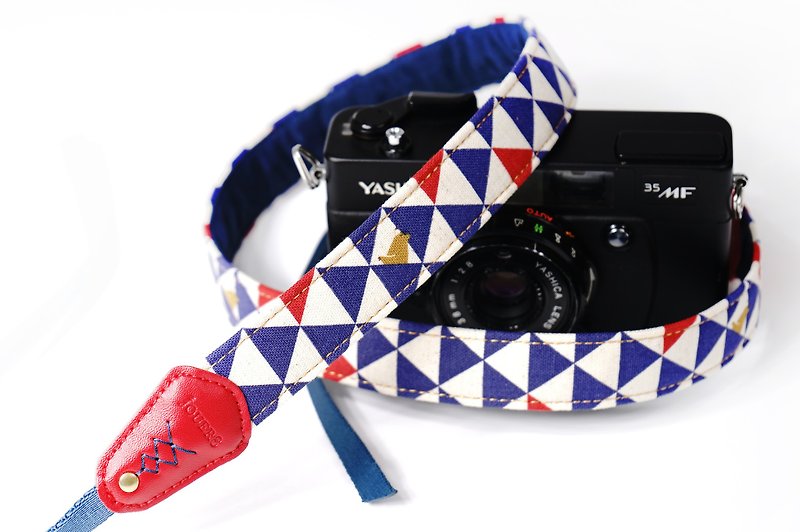 Bear Cushion Blue Shu pressure camera strap 2.5 - ขาตั้งกล้อง - ผ้าฝ้าย/ผ้าลินิน สีน้ำเงิน