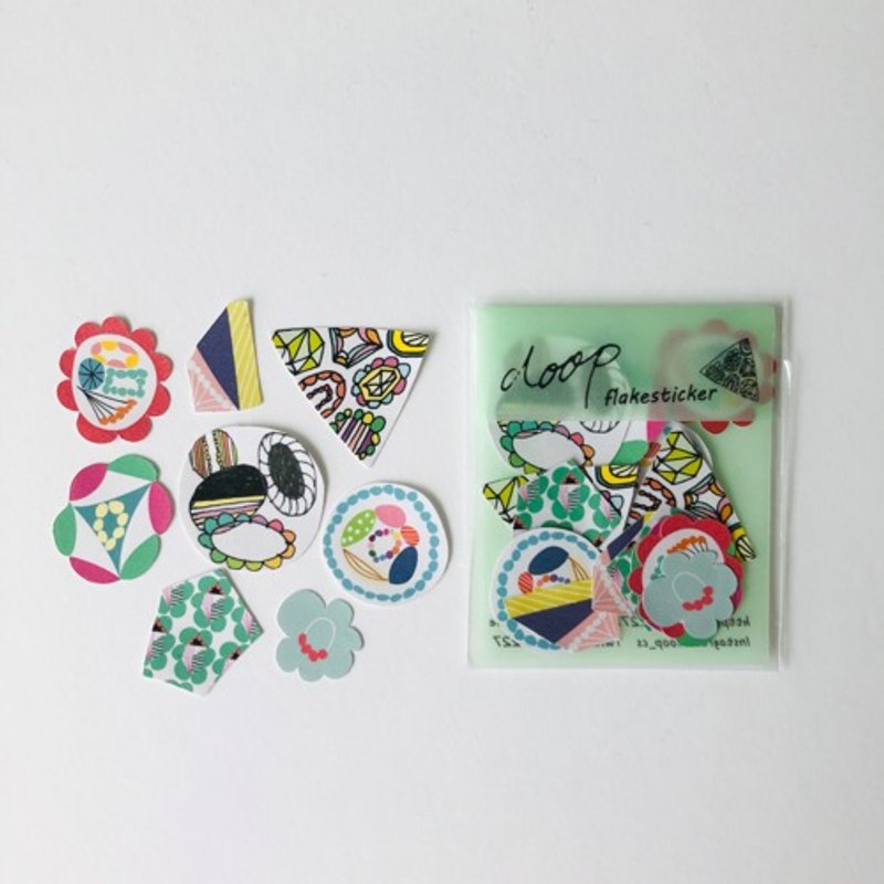 Flake Sticker_Sherbet Series [Melon] - อื่นๆ - กระดาษ 