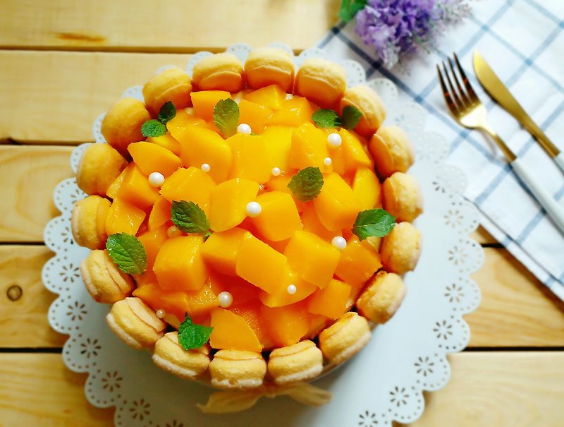 Love Xia Mang summer limit - เค้กและของหวาน - อาหารสด สีเหลือง