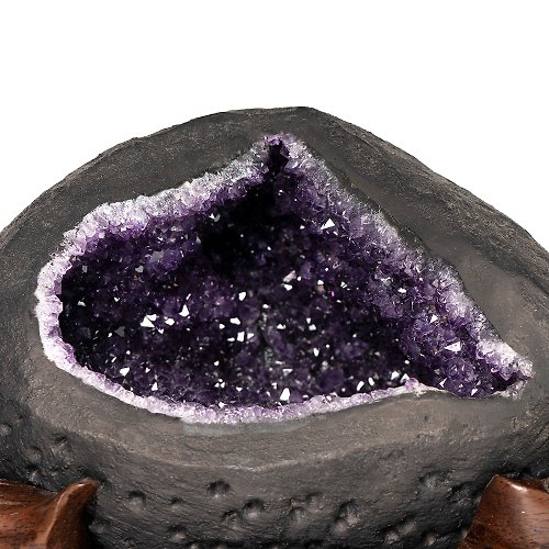 正佳珠寶 Gemsrich Jewelry 【正佳珠寶】紫水晶 頂級5A 紫水晶洞 6.5kg 原礦紫水晶 擺件