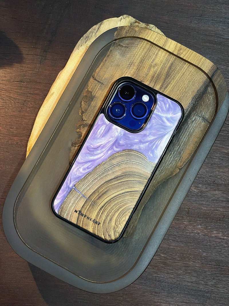NIN MUNG KORN  - wooden case phoneIN STOCK - iPhone 15 pro max - Phone Cases - Wood Multicolor