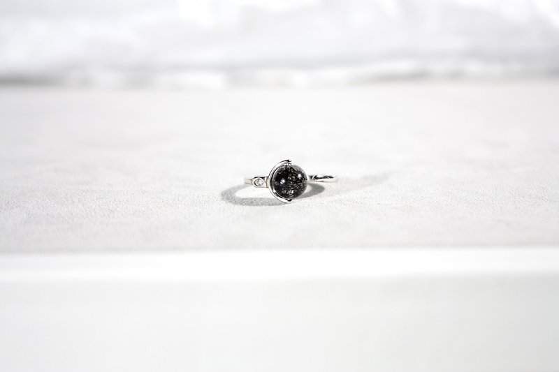 Black Rutilated Quartz 。Ring - Bracelets - Crystal Black