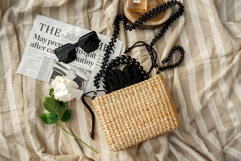 Emma straw bag - Handbags & Totes - Other Materials Black