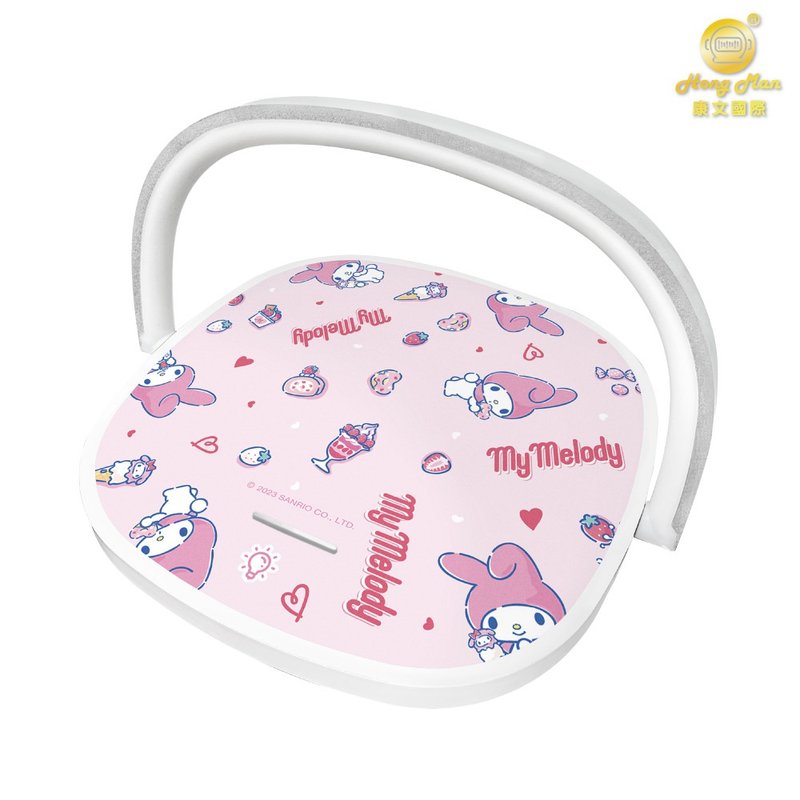 【Hong Man】Sanrio Night Light Wireless Charging Disk Colorful Party Melody - ที่ชาร์จ - พลาสติก สึชมพู