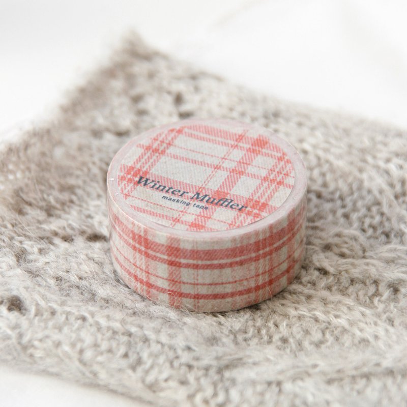 Winter Muffler Masking Tape | Chili Pepper - 紙膠帶/和紙/PET - 紙 紅色