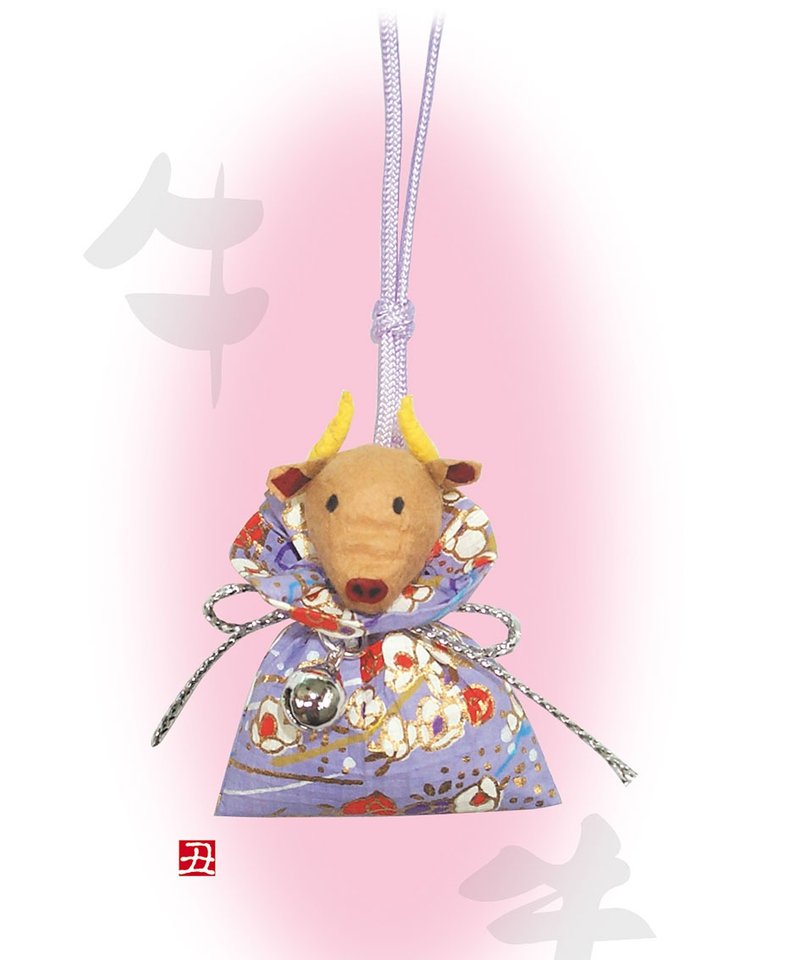 Paper Art Twelve Zodiac Lucky Bag Japanese Washi DIY Material Pack Cow J-5 002 - อื่นๆ - วัสดุอื่นๆ 