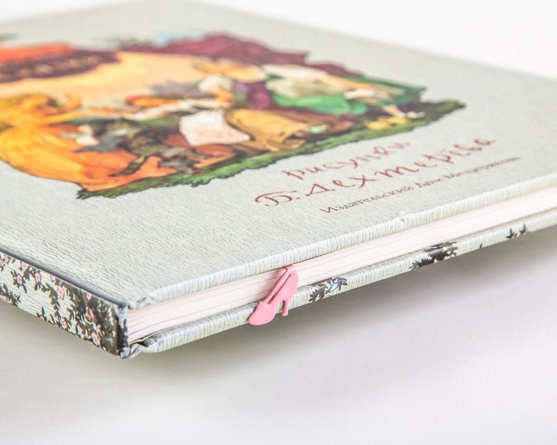 Metal Bookmark Cinderella's slipper // Present for book lover - 書籤 - 其他金屬 粉紅色