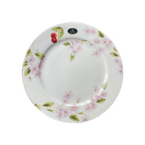 Belleek Taiwan 臺灣總代理 英國Aynsley 櫻花盛開系列 骨瓷餐盤20cm