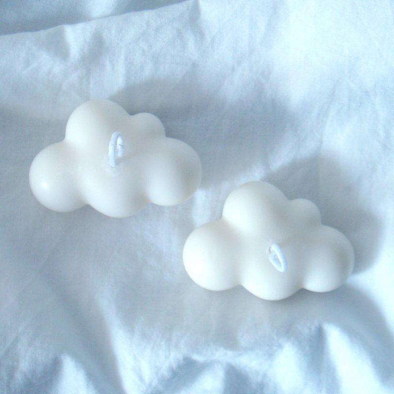 Cloud | Flora series Rose Chamomile | Natural Soywax Scented Candle | Gift - Candles & Candle Holders - Wax White