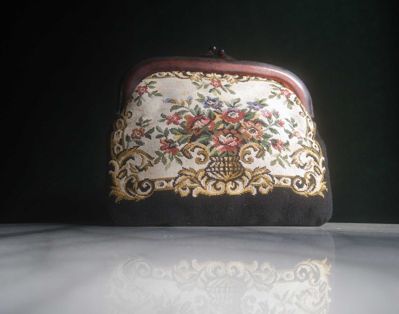 輝煌年代 OLD ERA _早期二手歐洲緹花布手拿包 - 手拿包 - 其他材質 