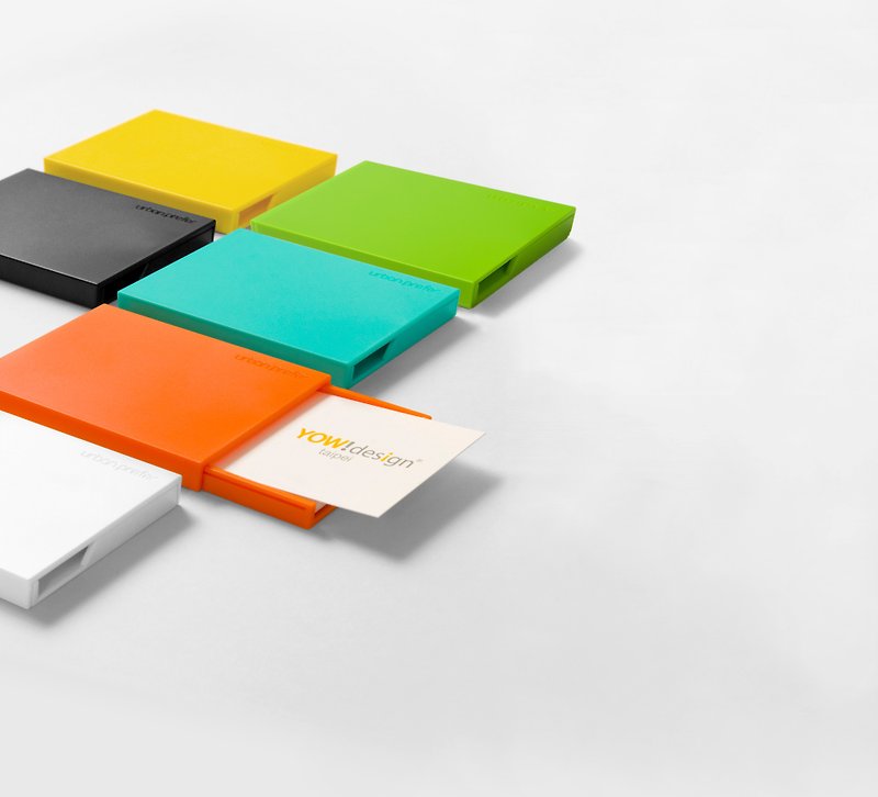 MEET Business Card Case - Card Stands - Plastic Multicolor