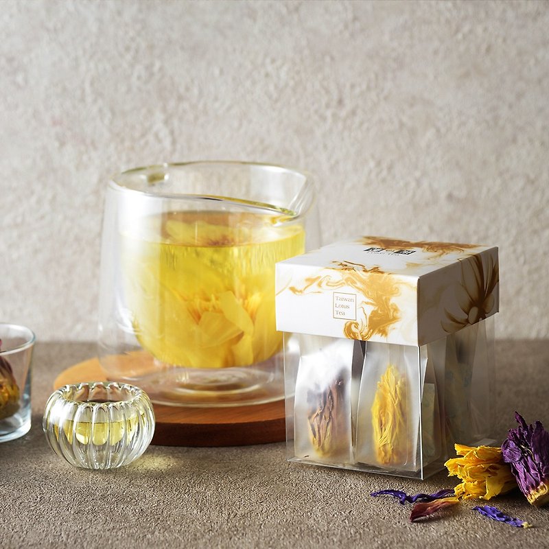 Perfume Lotus Flower Tea Giftpack (8 flowers/pack) - Tea - Paper White
