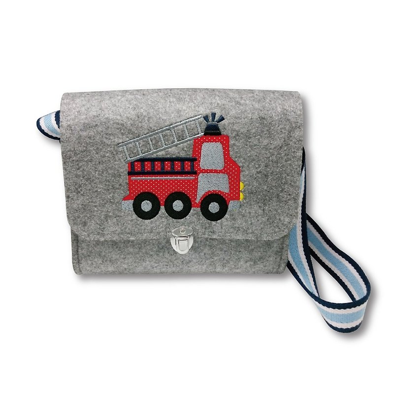 Fairy Land Exclusive Limited Kindergarten Bag - Fire Truck - Messenger Bags & Sling Bags - Other Materials 