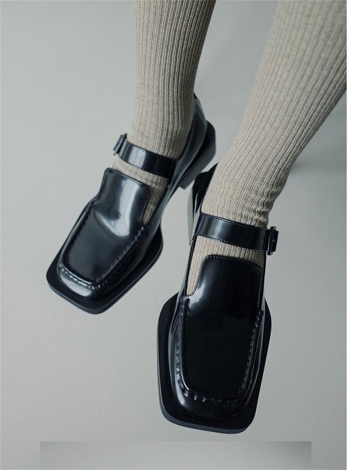 ブラックオープンエッジビーズ牛革フリーセクションショートタン