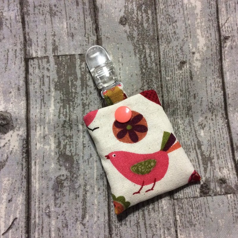 Ping Fu Bag, Key Ring, Rice Bottom - Birdie - Bibs - Cotton & Hemp 