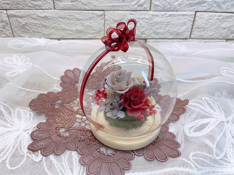 Collection of immortal glass flower cup/birthday gift/home decoration - Dried Flowers & Bouquets - Plants & Flowers 