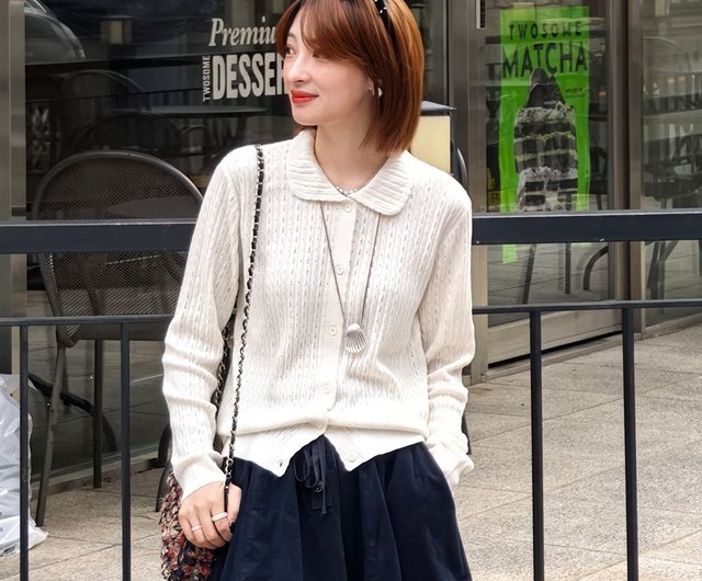 REPLICA リブ編み カーディガン S MARTINMARGIERA REPLICA リブ編み カーディガン S MARTINMARGIERA 直営店限定》MACRAME