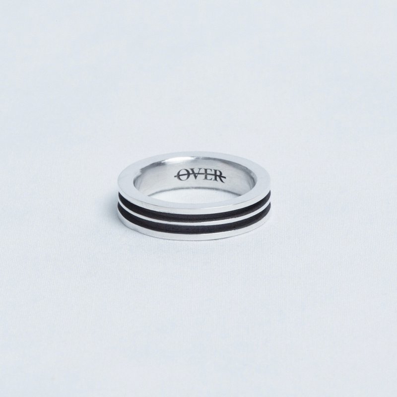 One line thick ring (negative) - General Rings - Sterling Silver Silver