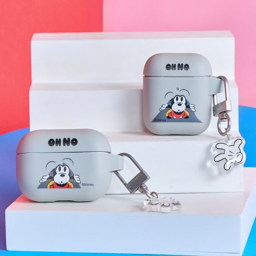 TOYSELECT Disney經典-米奇的好奇心強悍防摔AirPods保護套(附吊飾)